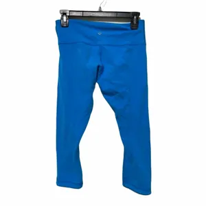 Lululemon Blue Reversible Crop Leggings Size 6‎ thumbnail 5