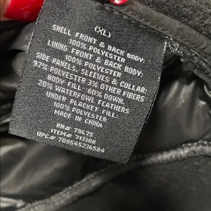 London Fog Women's Black Quilted Down Puffer Lightweight Thumbholes Jacket thumbnail 4