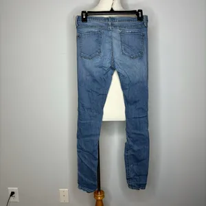 Vervet Flying Monkey- Blue Skinny Jeans with Rips thumbnail 2