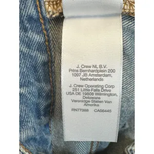 Madewell Relaxed Denim Shorts Womens 26 Blue Distressed Raw Hem ND697 thumbnail 6