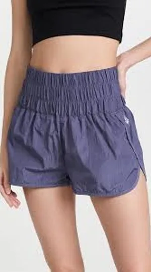 FP Movement FREE PEOPLE The Way Home Athletic Shorts Deep Sea Blue Size XS thumbnail 1