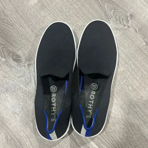 Rothy's The Original Slip On Black Sneaker Size 8 thumbnail 5