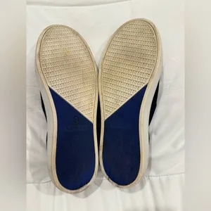 Rothy’s Women’s Loafers – Black & Blue Slip-Ons – Size 8.5 thumbnail 6