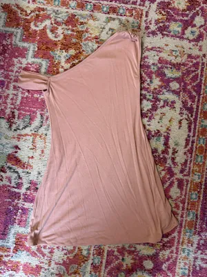 Free People Brown Good Feels One-Shoulder Mini thumbnail 2
