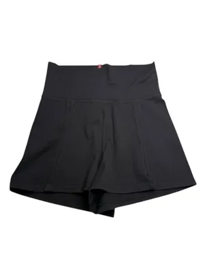 Y2K: new OG Hard Tail ✪ Stretch Fold Over Roll Down Hot Yoga Shorts ✪ Black ✪ M thumbnail 5