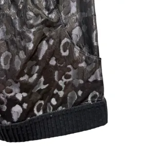 Tory‎ Burch Metallic Leopard Print Jacquard Sleeveless Top Pewter Black Size 2 thumbnail 2