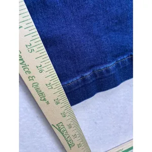 J.Crew High-Rise Trouser Jean Women 25 Blue‎ Wide Leg Dark Wash Stretch thumbnail 5