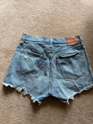 Levi’s Ripped Jean Shorts thumbnail 3