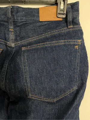 Madewell‎ perfect vintage straight Jean seam detail size 28 waist 30” 90’s 70’s thumbnail 12