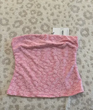 Princess Polly Pink Strapless Top thumbnail 2