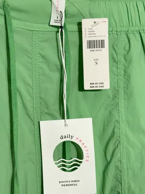 NWT Anthropologie Mint Green Cargo Drawstring Joggers Daily Practice thumbnail 15