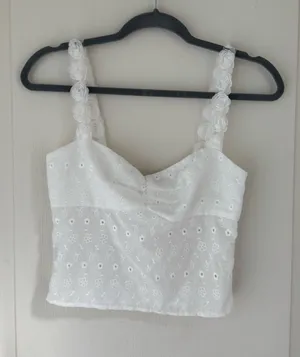 Princess Polly Franca Top in White thumbnail 1