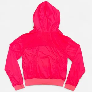 American Eagle Outfitters Neon Pink Lightweight Windbreaker Athletic Jacket thumbnail 6