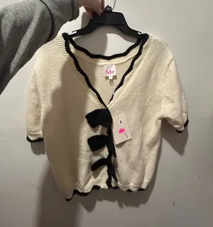 A cardigan from so me boutique White thumbnail 1