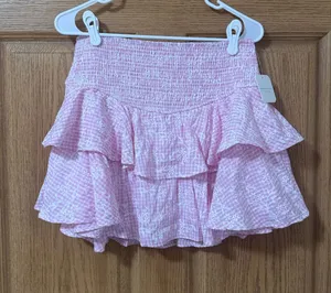 Altar'd State pink Ruffle Skirt Mini thumbnail 1