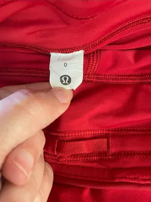 LULULEMON Pace Rival Mid-Rise Skirt in Red Alabama BAMA Logo Size 0 thumbnail 13