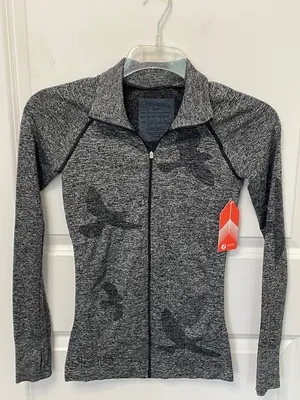 Oiselle Flyte Full Black Zip XS NWT! Workout Run thumbnail 2