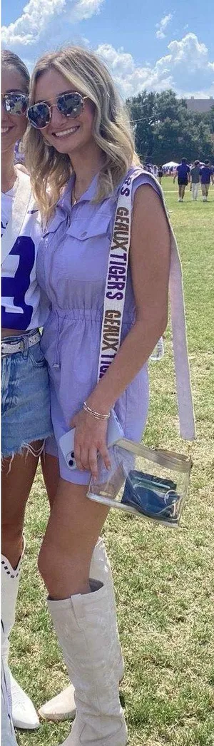 Summer Purple gameday Dress thumbnail 1