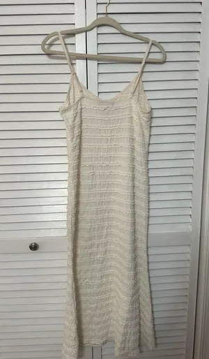 Cider cream maxi dress thumbnail 3