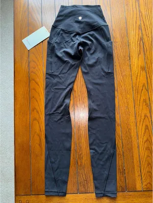 Lululemon Align With Pockets High Rise 28” Black Size 0 NWT thumbnail 2