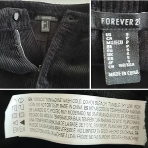 Forever 21 Black Corduroy Midi Skirt thumbnail 2