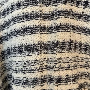 J Jill Chunky Knit Sweater Women's XL Cream‎ Navy Long Sleeve Stretch Soft Warm thumbnail 5