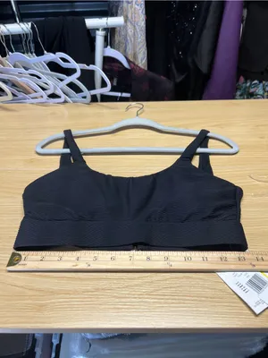 Cyn & Luca Black Ribbed Bikini Top Size M NWT Size M thumbnail 12