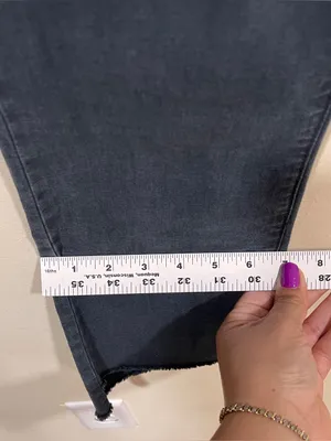 Mother The Insider Crop Step FrayJeans in Night in Paris Size 27 EUC thumbnail 6