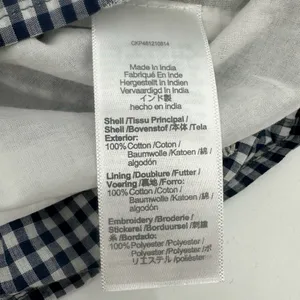 MADEWELL Embroidered Tiered Pull-on Mini Skirt Gingham Check Women’s S thumbnail 5