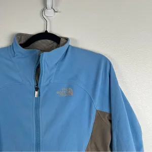 The North Face Fleece Full Zip Blue‎ Sz M thumbnail 2