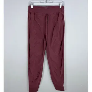 Athleta Attitude II Pant Jogger Tapered Mid Rise Mauve Athleisure Casual Size 8 thumbnail 2