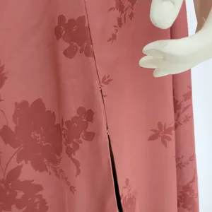 Birdy Grey Kira Dress XL Wild Rose Whimsical Bloom Matte Satin One Shoulder Maxi thumbnail 11
