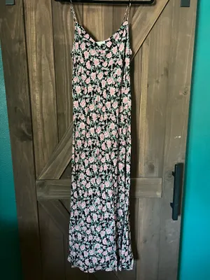 Z Supply Pink Floral Maxi Dress thumbnail 4