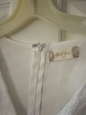 Altar'd State white lacy dress thumbnail 3
