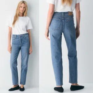 Aritzia Denim Forum The Arlo Hi-Rise Straight Jean Sz 26 Tall Minimalist 90's thumbnail 2
