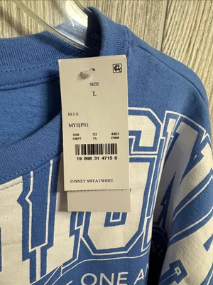 Disney Blue Mickey Graphic Pullover thumbnail 4