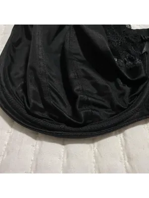 Elomi 34L Morgan Stretch Banded Underwire Bra Style EL4111 Black Full Figure thumbnail 11