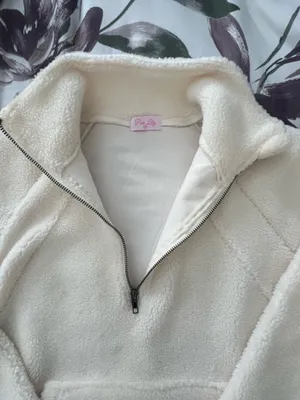 Pink Lily Sherpa Pullover thumbnail 5