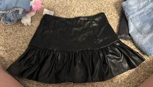 idem Ditto Leather skirt thumbnail 1