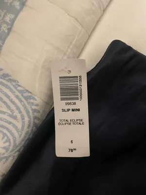 Aritzia Babaton Navy Satin Mini Skirt thumbnail 2