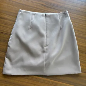 NWT Vestique Faux Wrap Mini Skirt S Ruched Buttons Preppy Work Office Fall thumbnail 11