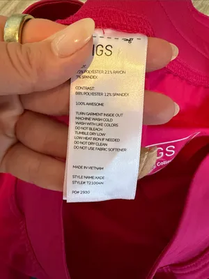Figs Kade Scrub Pants Size XL Pink thumbnail 2