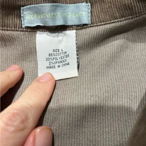 Department of peace corduroy jacket size l thumbnail 2