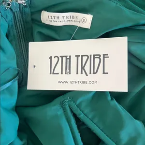 12th tribe GREEN MESH MINI DRESS - wedding guest dress, party dress Size S thumbnail 7