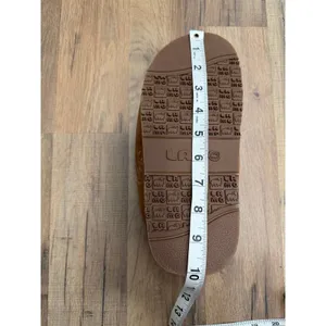 Lamo Chestnut Shearling Suede House Slippers‎ Cozy Slip On Mule thumbnail 4