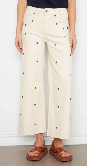 Heart Pants Tan Size 4 thumbnail 1