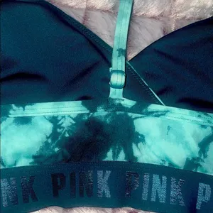 PINK Victoria's Secret‎ Green Sports Bra Intimates thumbnail 13