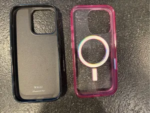 WALNUT Phone Case Set in Pink & Black Like New! 16 pro! thumbnail 4