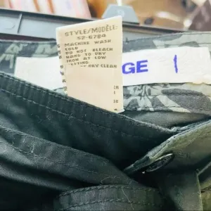 GARAGE Black‎ Cargo Bermuda Shorts NWT Size 1 thumbnail 6