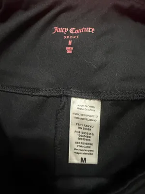 Juicy Couture Sport Black and white 3 stripe leggings #leggings thumbnail 4